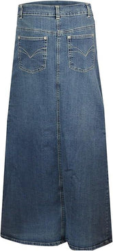 denim maxi skirts, plus size denim maxi skirts uk, denim long skirt, women maxi skirt, Denim Maxi Skirt, Long Denim Skirts
